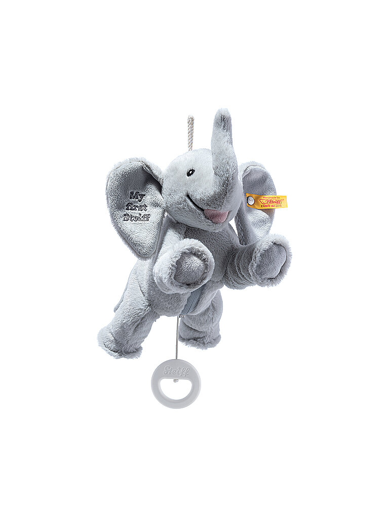 STEIFF My first Steiff Ellie Elefant Spieluhr 25cm grau