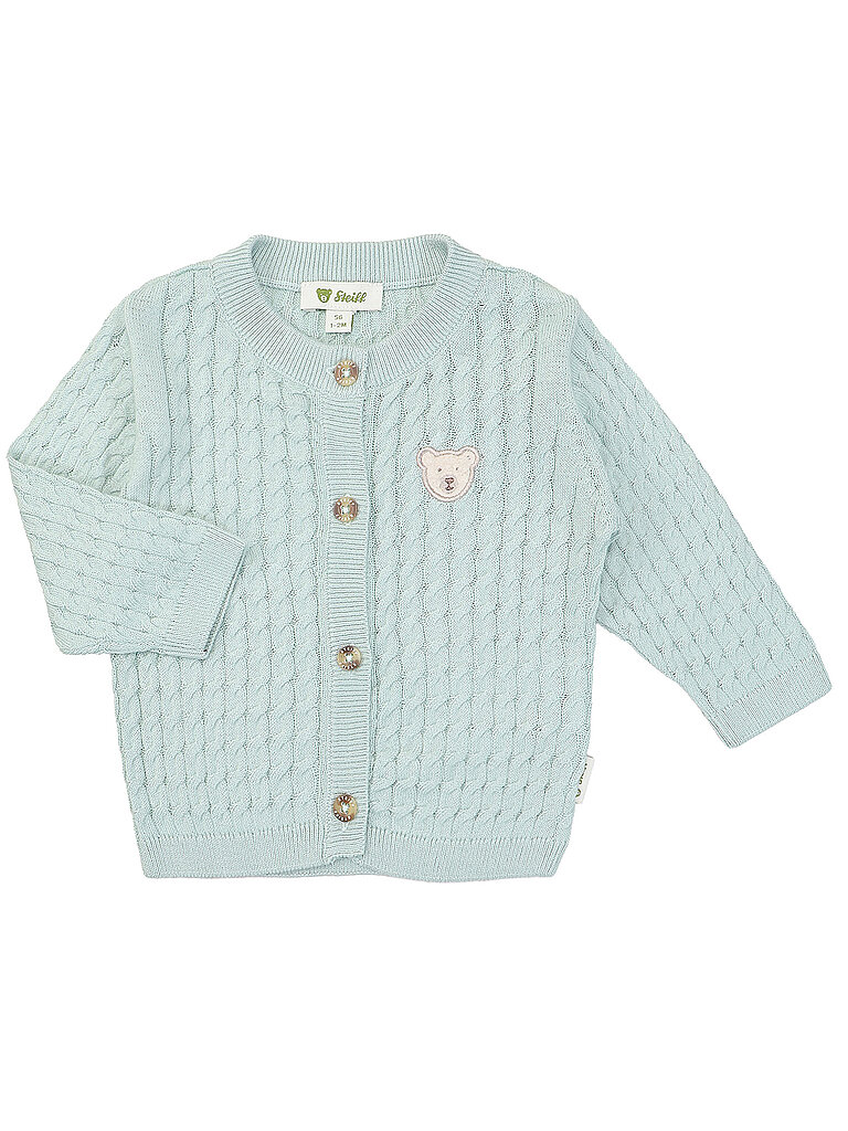 STEIFF Baby Strickjacke mint | 80