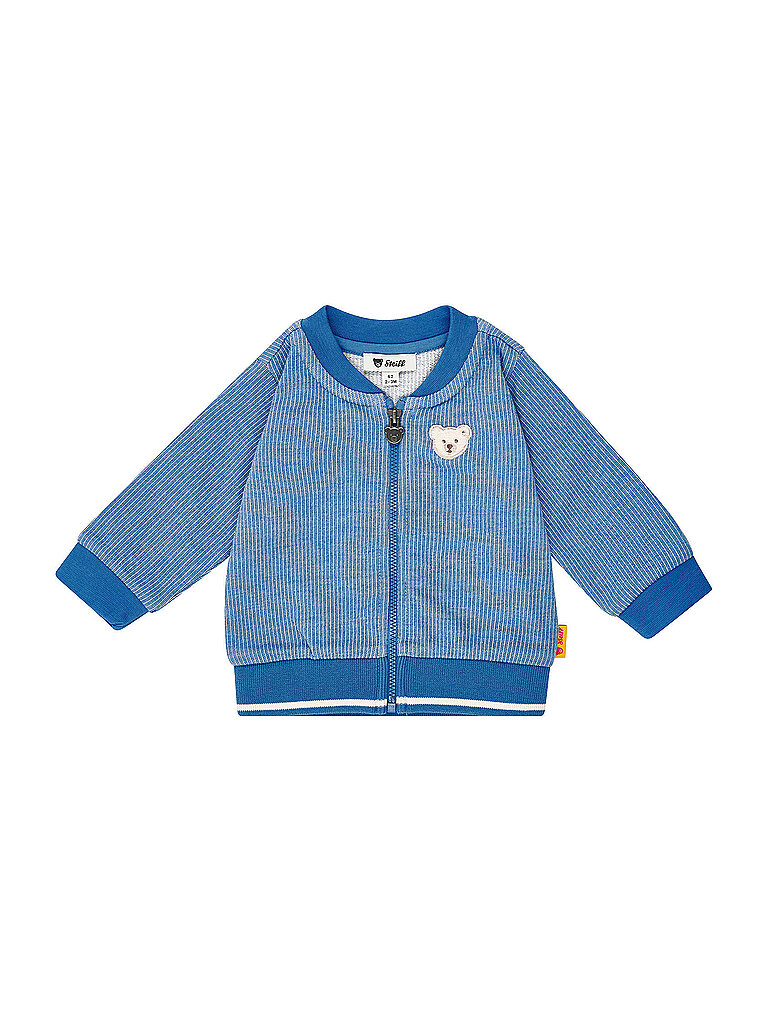 STEIFF Baby Sweatjacke  blau | 56