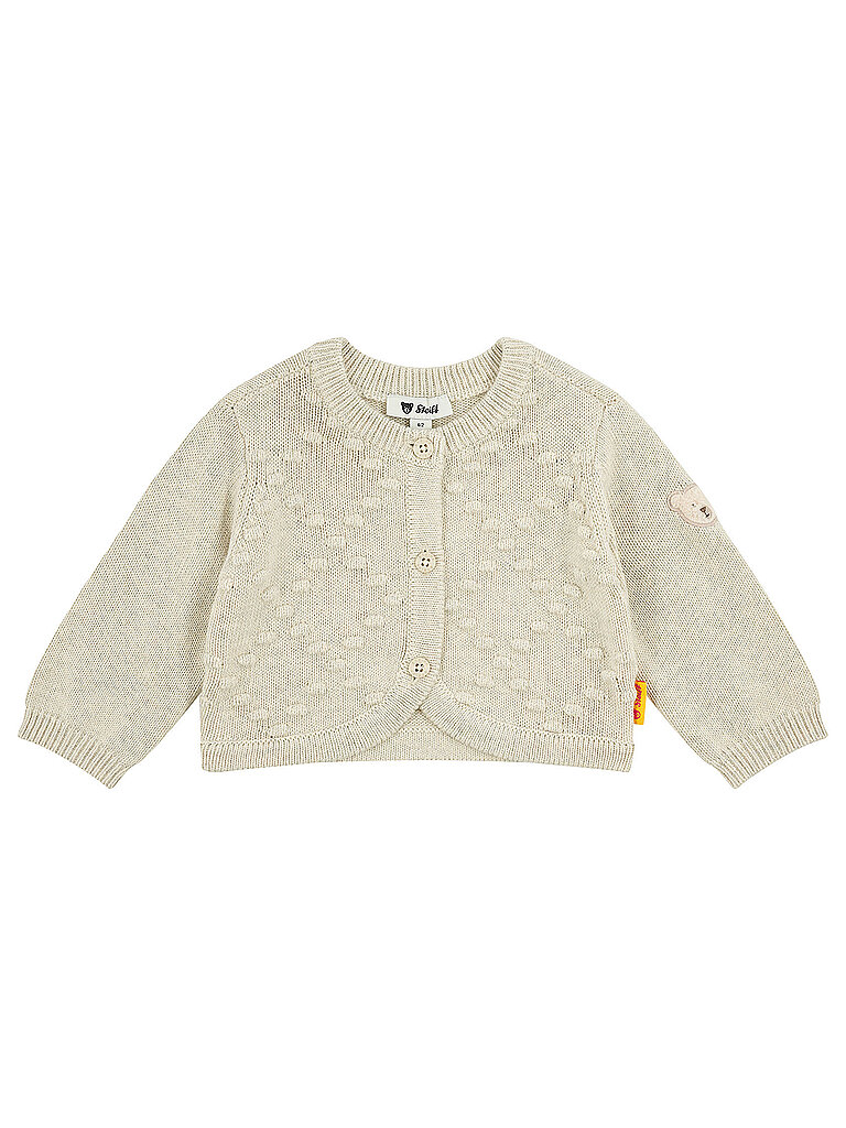 STEIFF Baby Strickjacke  beige | 56