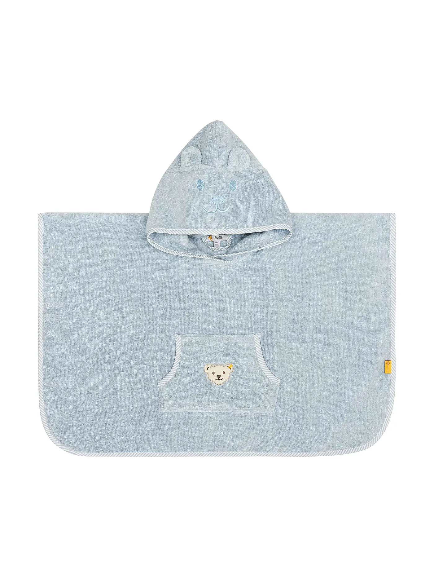 STEIFF | Baby Bade Poncho  | hellblau