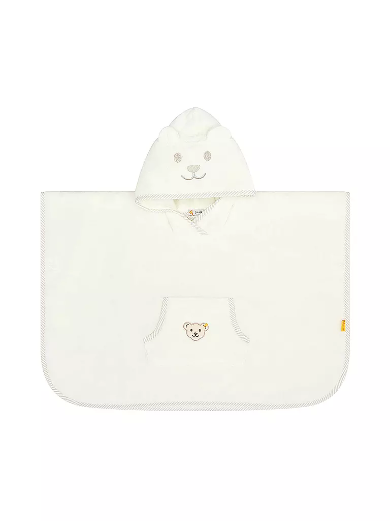 STEIFF | Baby Bade Poncho  | weiss