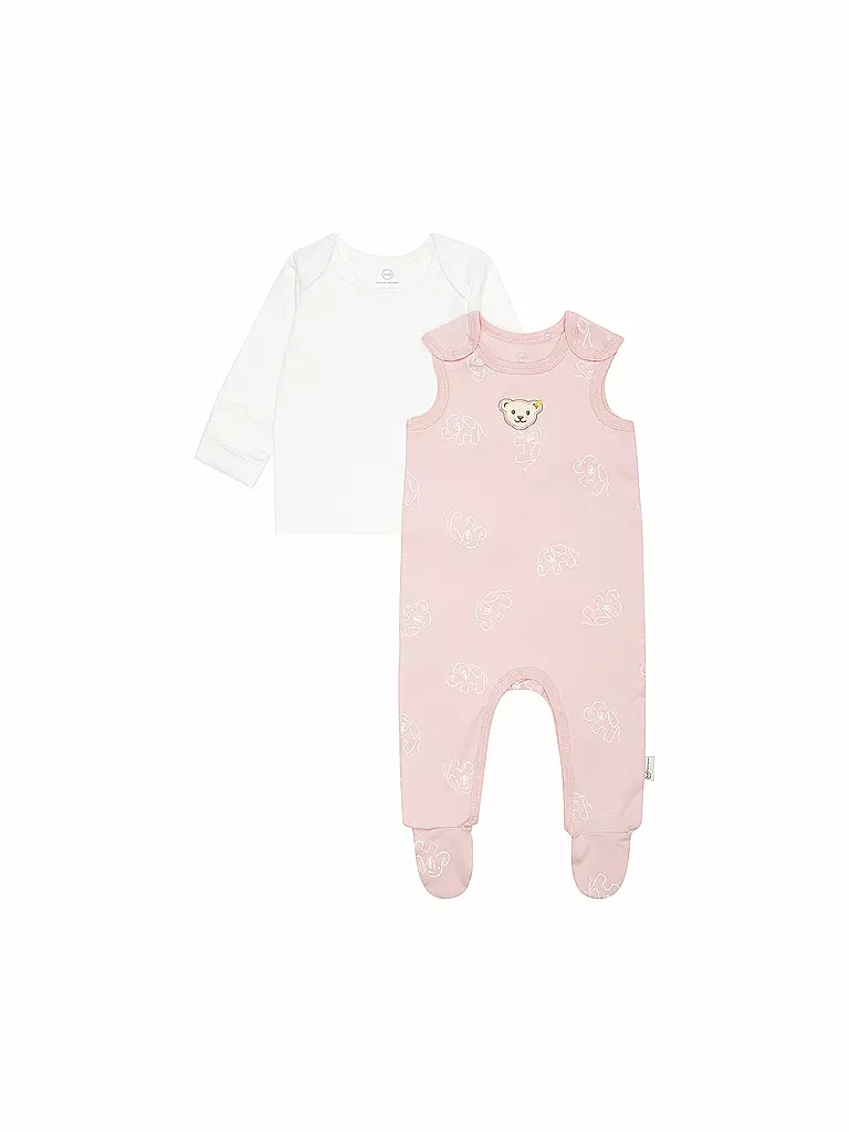 STEIFF | Baby Set 2tlg Strampler und Langarmshirt  | rosa