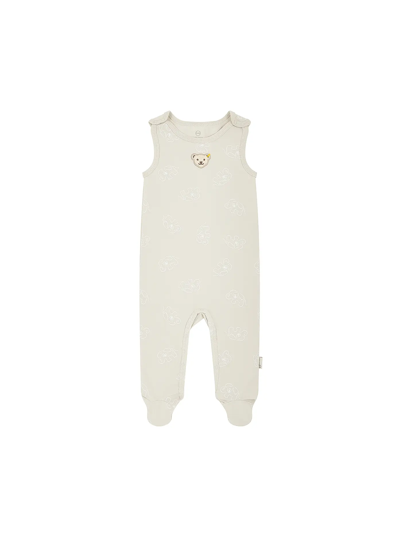STEIFF | Baby Set 2tlg Strampler und Langarmshirt  | hellgrau