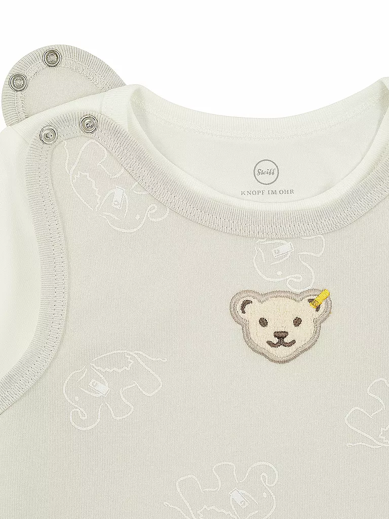 STEIFF | Baby Set 2tlg Strampler und Langarmshirt  | hellgrau