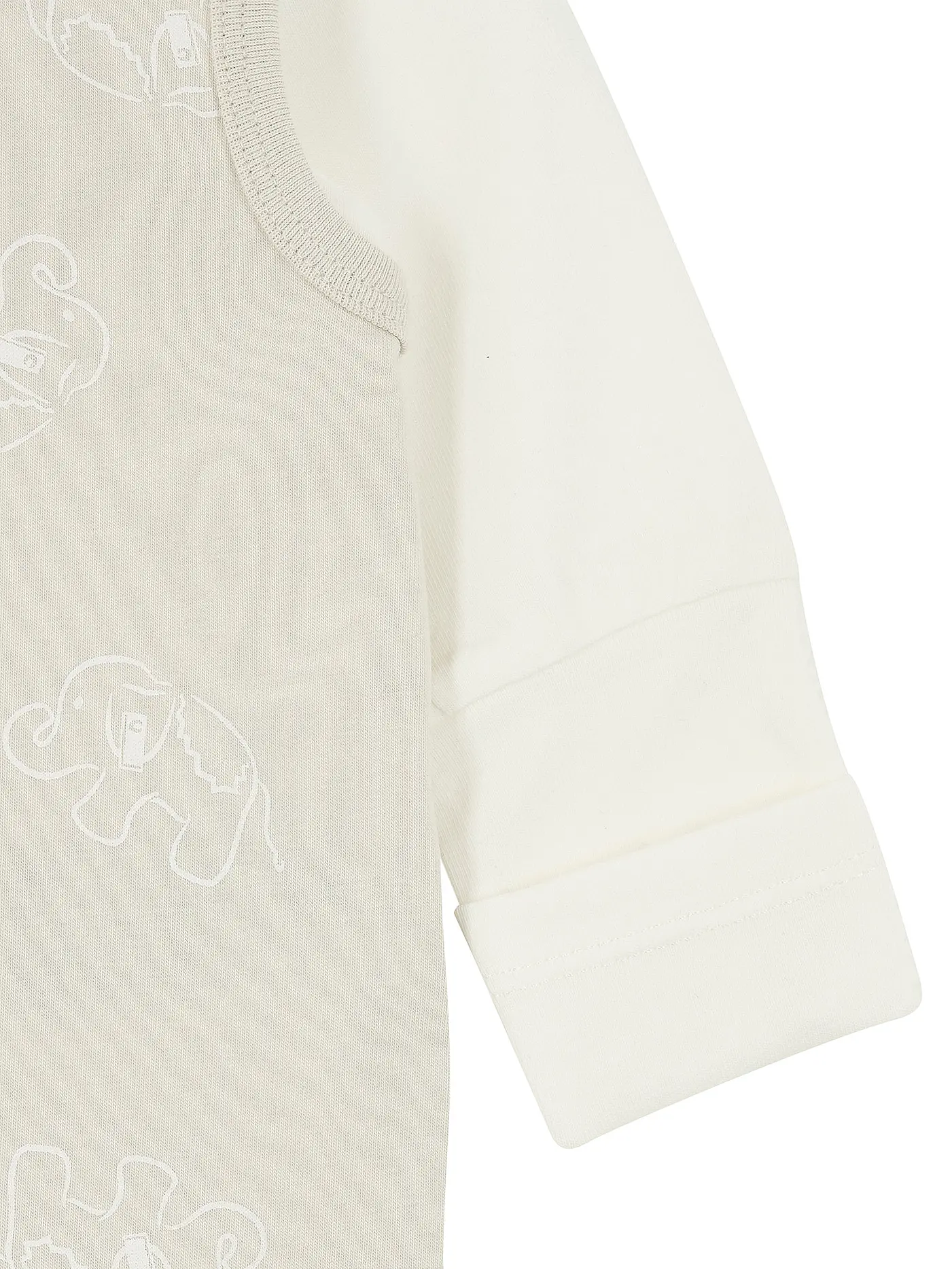 STEIFF | Baby Set 2tlg Strampler und Langarmshirt  | hellgrau