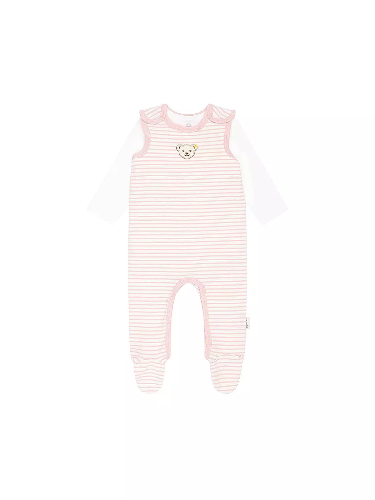 und Set STEIFF rosa Strampler Baby Shirt