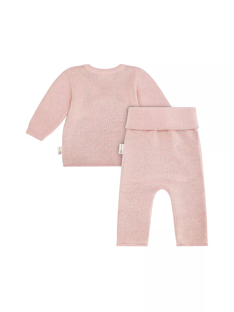 STEIFF | Baby Set Strickjacke und Strickhose 2 teilig | rosa