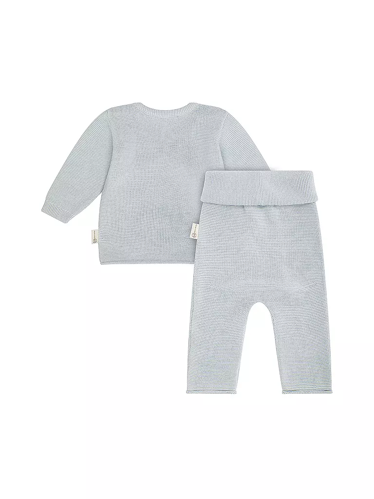 STEIFF | Baby Set Strickjacke und Strickhose 2 teilig | grau