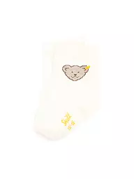 STEIFF | Baby Socken silver pink | weiss