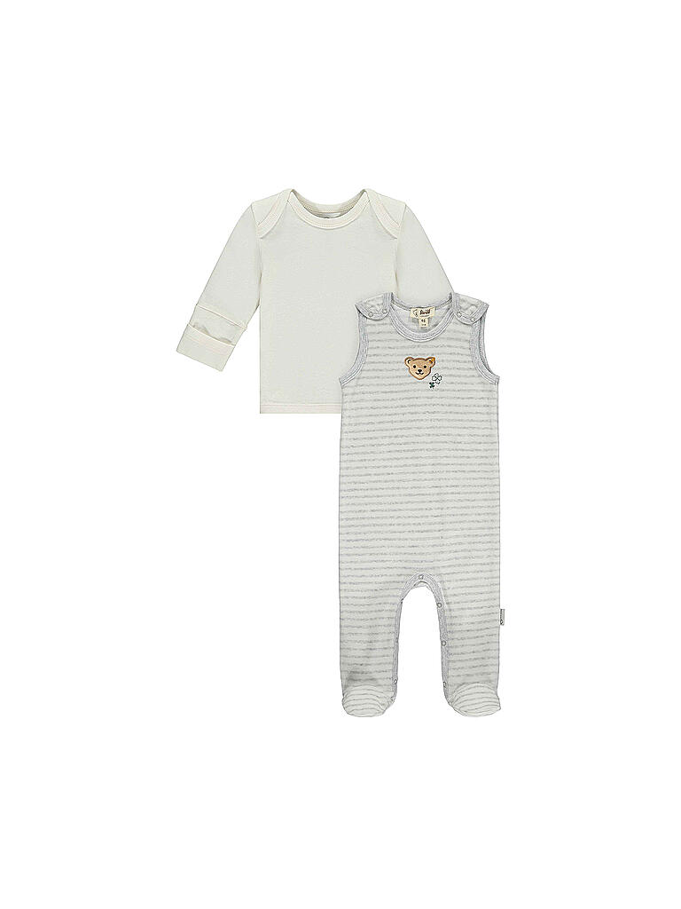 STEIFF | Baby Strampler 2er-Set | grau