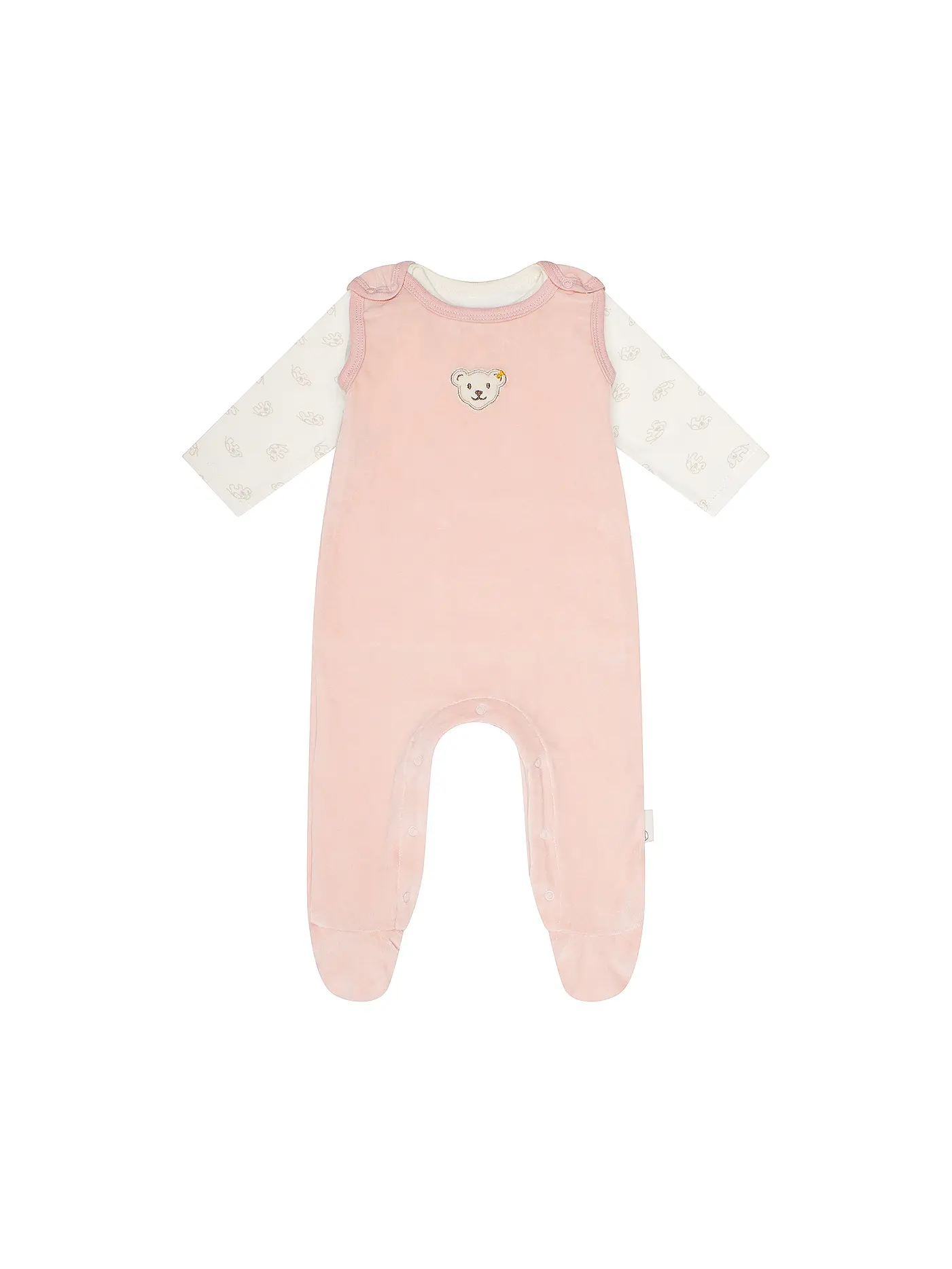 STEIFF | Baby Strampler Set 2 teilig | rosa