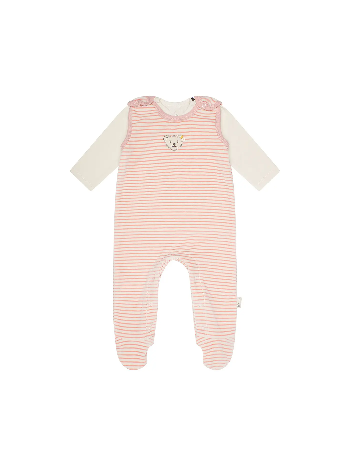 STEIFF | Baby Strampler Set 2 teilig | rosa