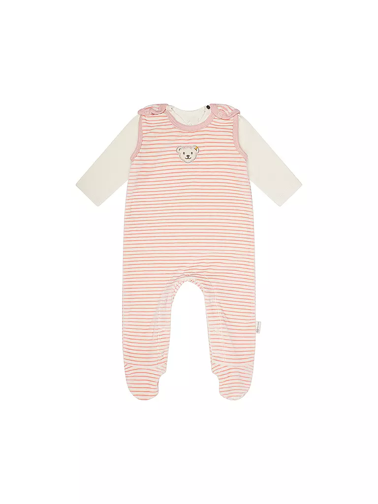 STEIFF | Baby Strampler Set 2 teilig | rosa