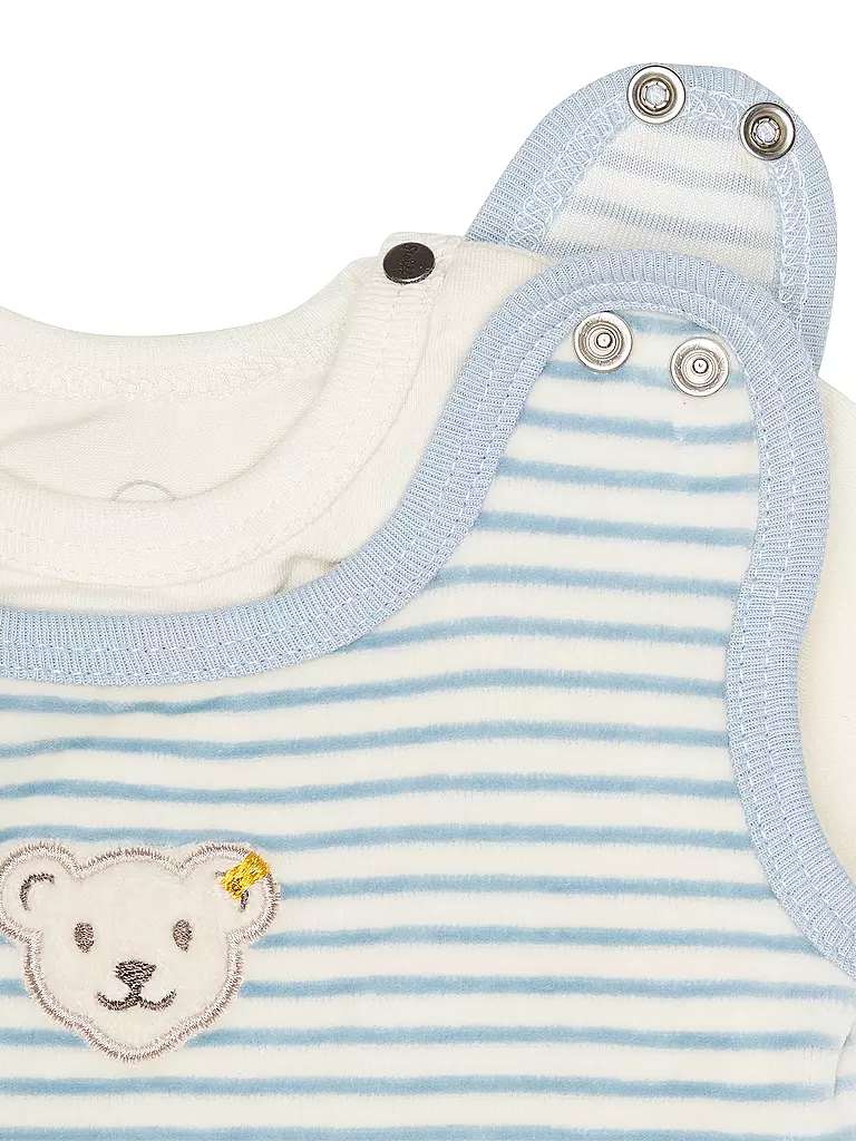 STEIFF | Baby Strampler Set 2 teilig | hellblau