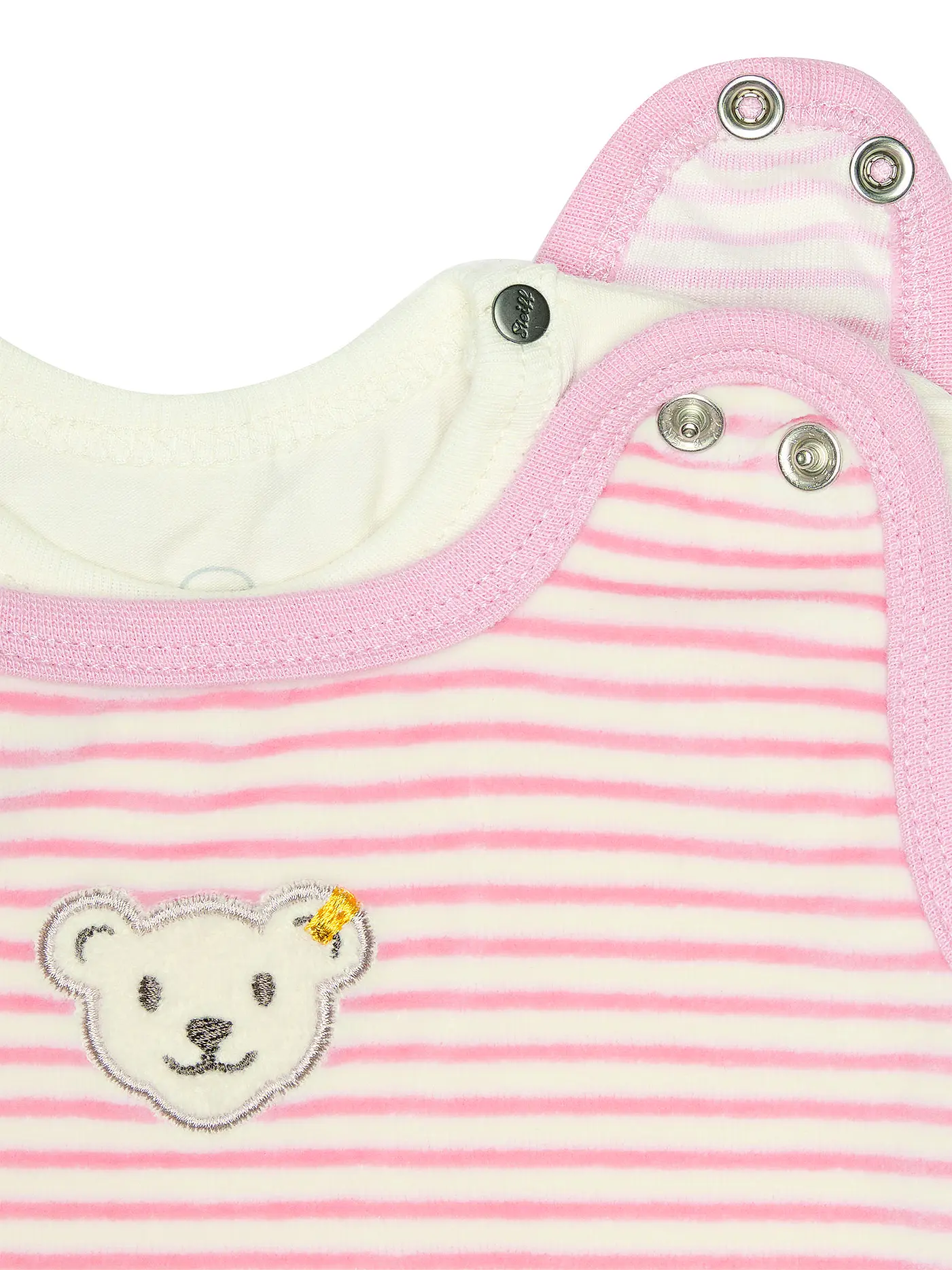 STEIFF | Baby Strampler Set 2 teilig | rosa