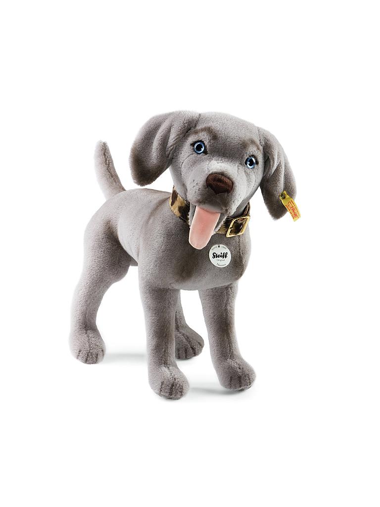 STEIFF | Hanne Weimaraner Hund "Masterpiece" 36cm | transparent