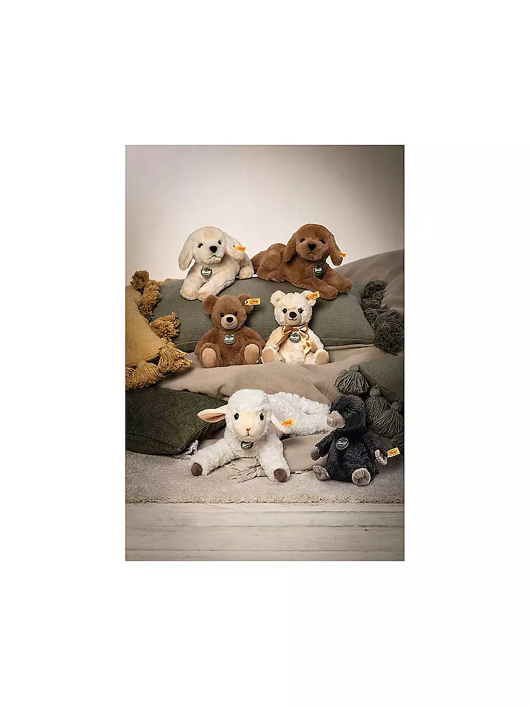 STEIFF | Plüschtier Boecky Lamm 35cm Teddies for tomorrow | weiss