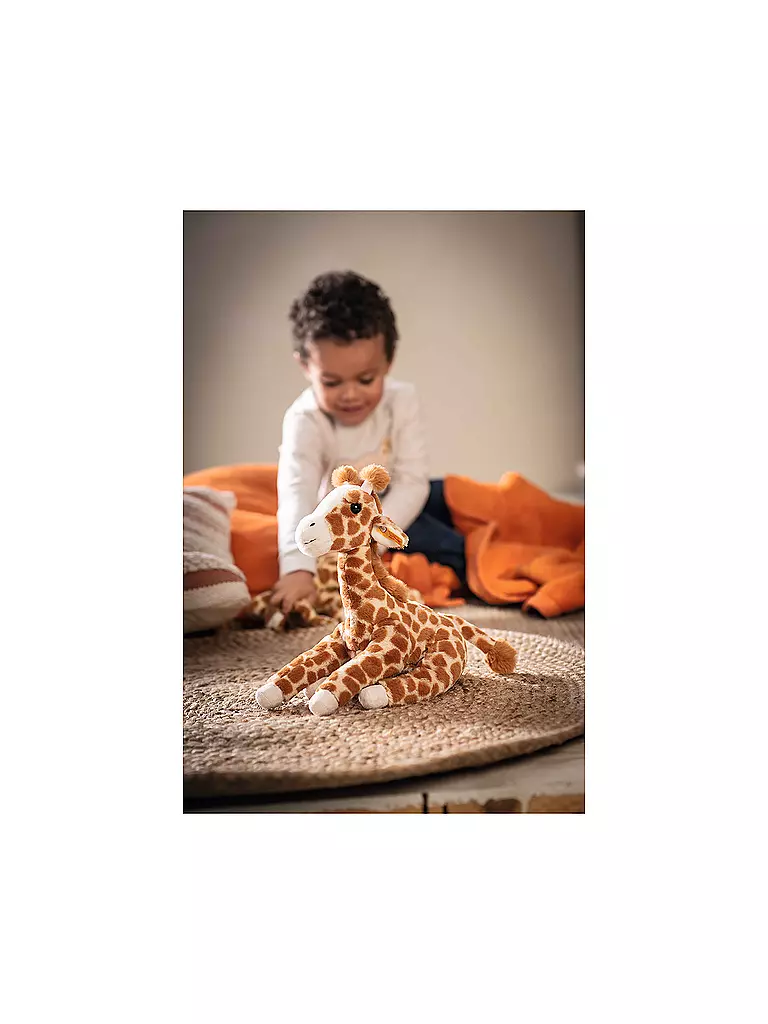 STEIFF | Plüschtier Gina Giraffe 25cm Soft Cuddly Friends | camel
