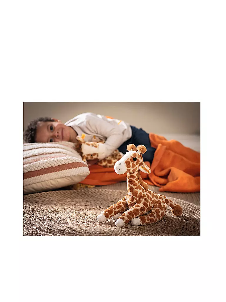 STEIFF | Plüschtier Gina Giraffe 25cm Soft Cuddly Friends | camel