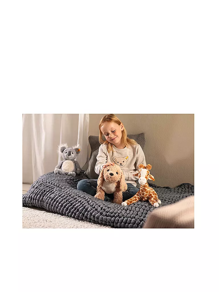 STEIFF | Plüschtier Gina Giraffe 25cm Soft Cuddly Friends | camel