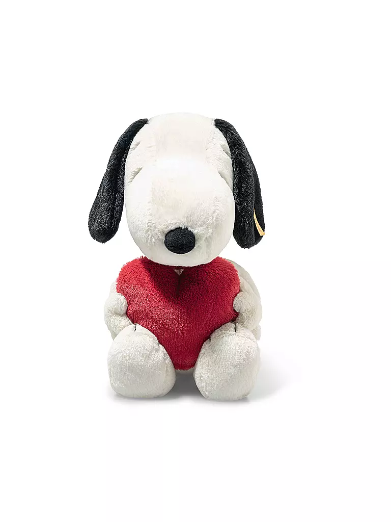 STEIFF | Plüschtier Snoopy Love 30cm  | weiss