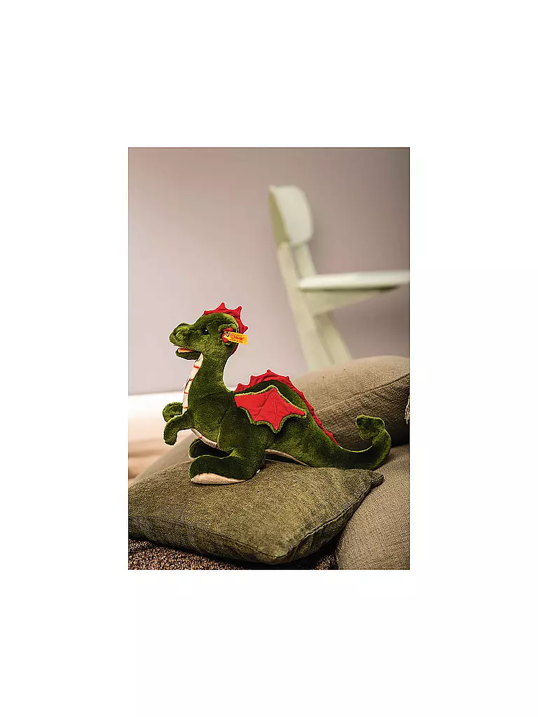 STEIFF | Rocky Drache 32cm 067198 | grün