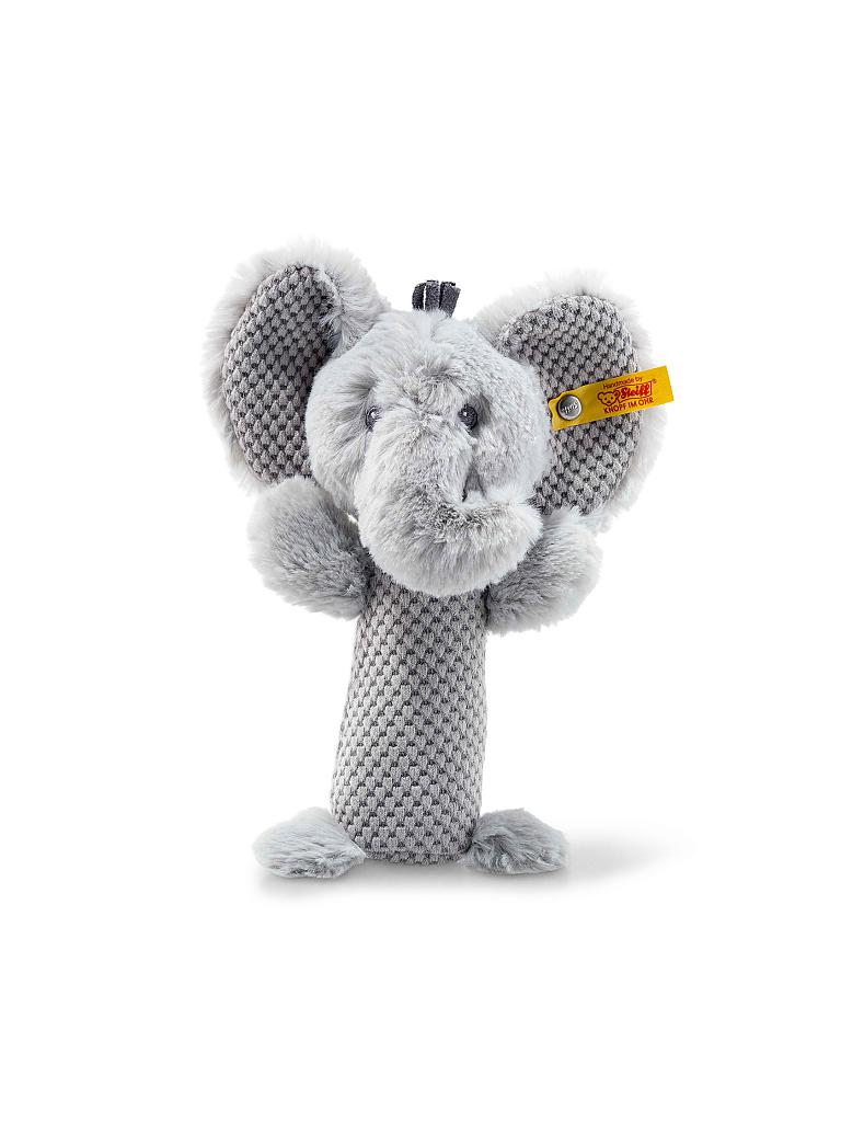 STEIFF | Soft Cuddly Friends - Ellie Elefant Rassel grau | keine Farbe