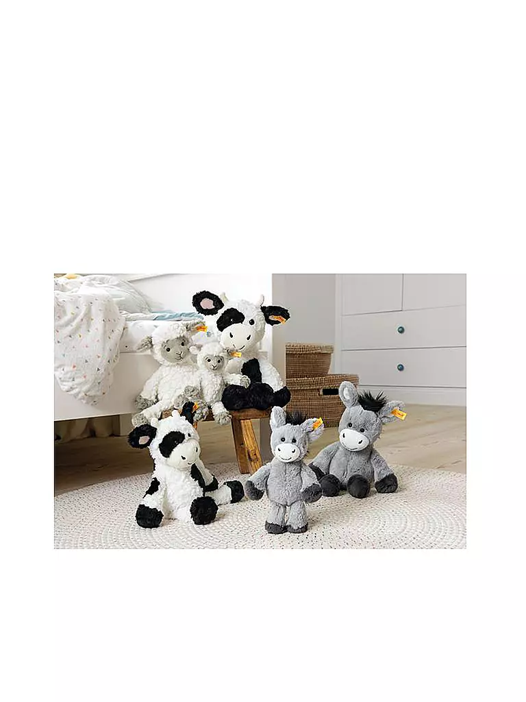 STEIFF | Soft Cuddly Friends Dinkie Esel 30cm | grau