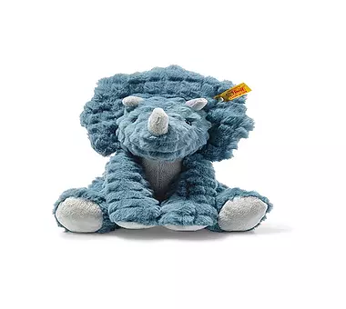 STEIFF Soft Cuddly Friends Dixi Triceratops 28cm blau