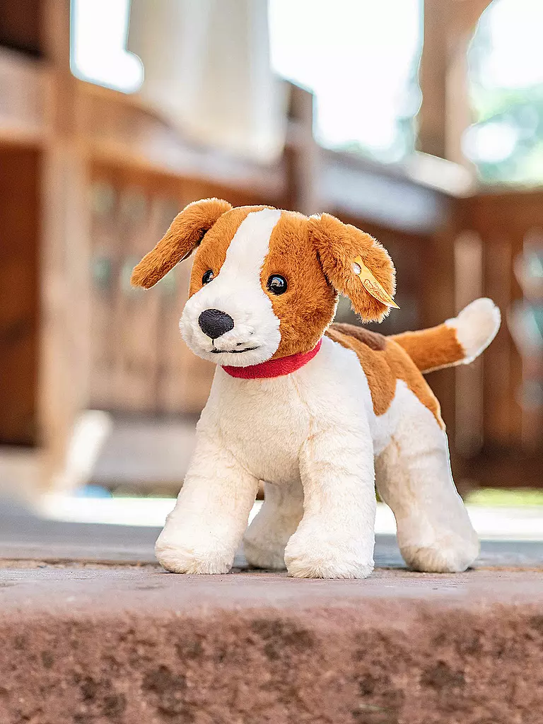 STEIFF | Soft Cuddly Friends Snuffy Hund 27cm | braun