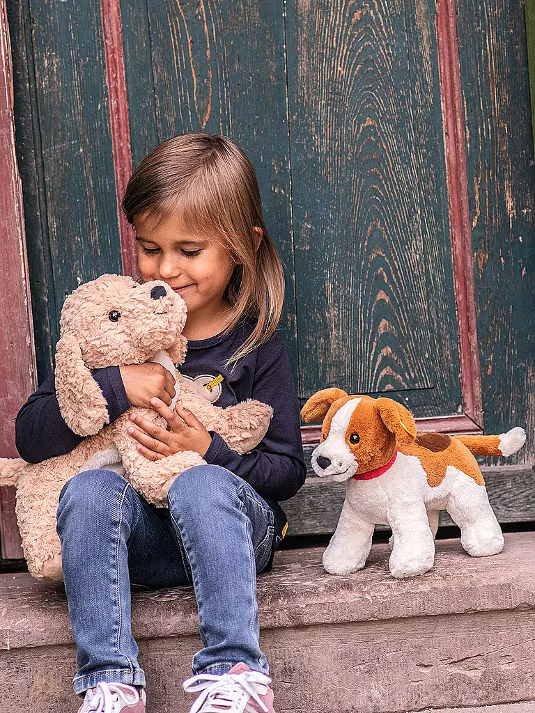 STEIFF | Soft Cuddly Friends Snuffy Hund 27cm | braun