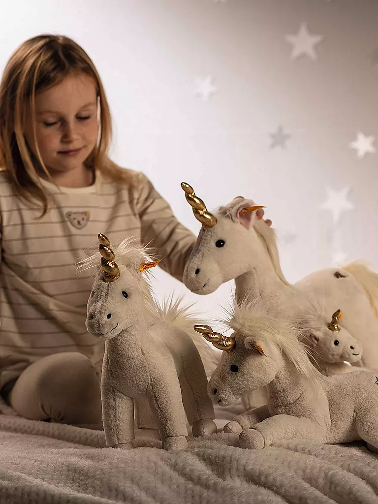 STEIFF | Soft Cuddly Friends Unica Einhorn 27cm 067662 | creme