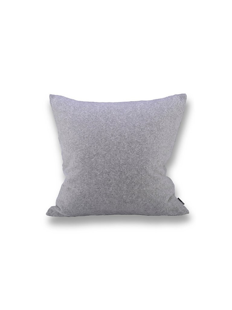 STEINER 1888 Coussin en laine Alina 40x40cm marbre (rempli) gris