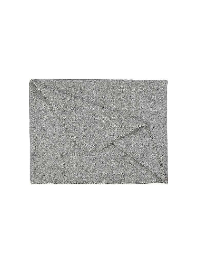 STEINER 1888 Couverture en laine ALINA 145x190cm Platine argent
