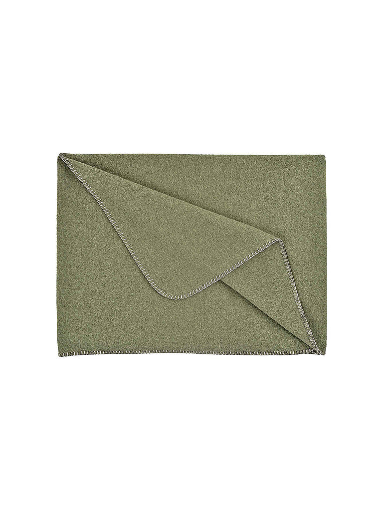 STEINER 1888 Manta de lana 145x190cm SOPHIA Salvia verde