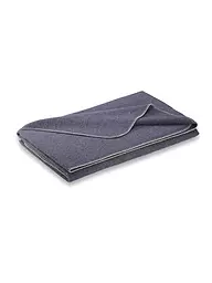 STEINER 1888 | Wolldecke "Alina" 150x190cm brombeer | grau