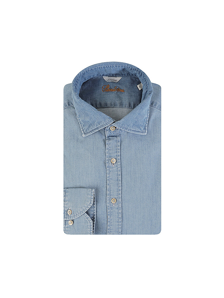 STENSTRÖMS Jeanshemd Fitted  blau | S