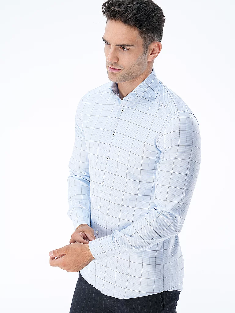 Stenströms Shirt Slim Fit Light Blue 42 8