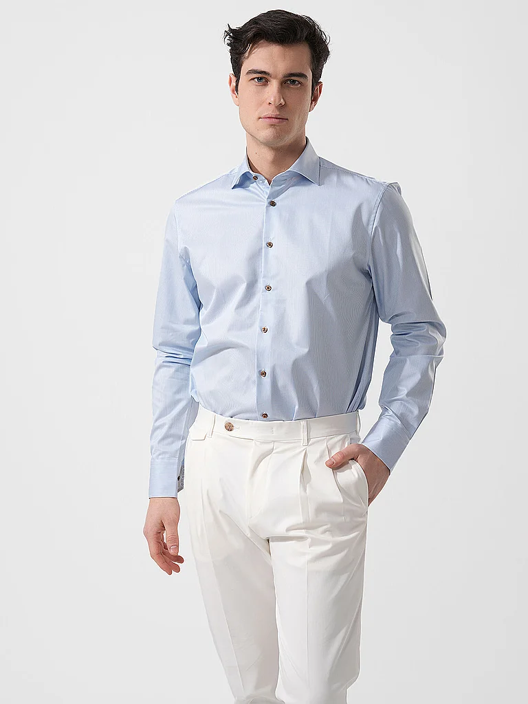 Stenströms 45 Regular Fit Shirt Light Blue 6