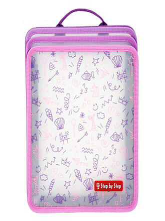 STEP BY STEP | Faltbare Heftbox Pink