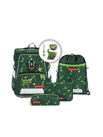 STEP BY STEP | Schultaschen Set 5tlg SPACE Shine Dino Night Tyro