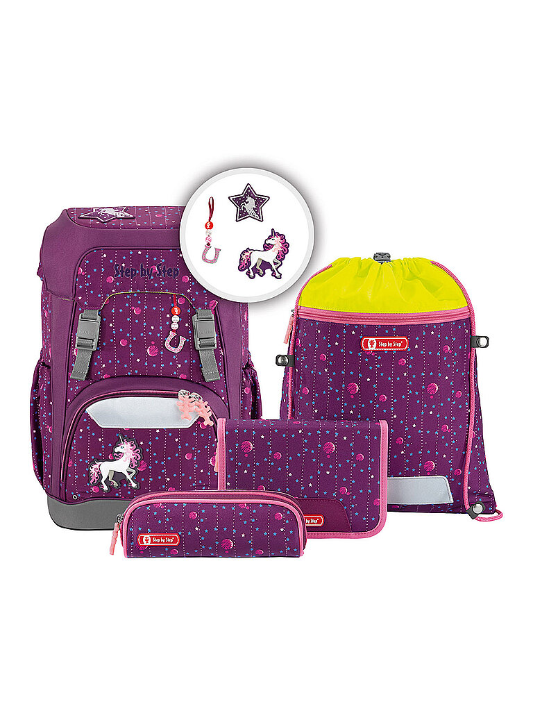 STEP BY STEP Schultaschen Set 5tlg Giant Dreamy Unicorn