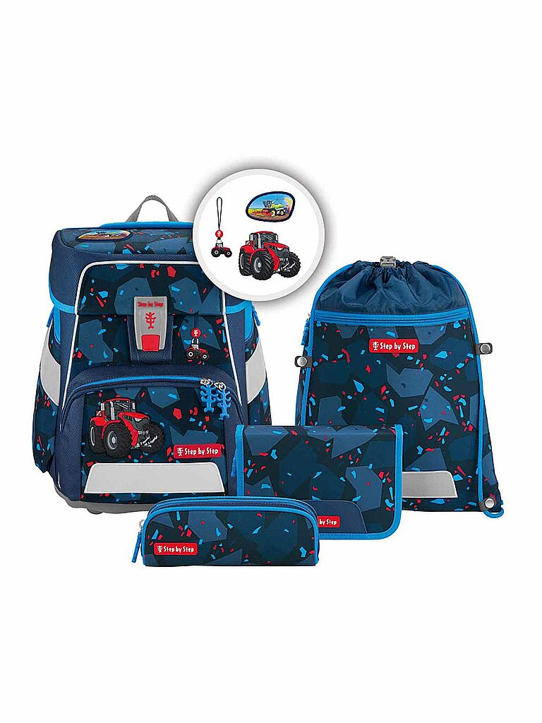 STEP BY STEP Schultaschen Set 5tlg SPACE Tractor Freddy