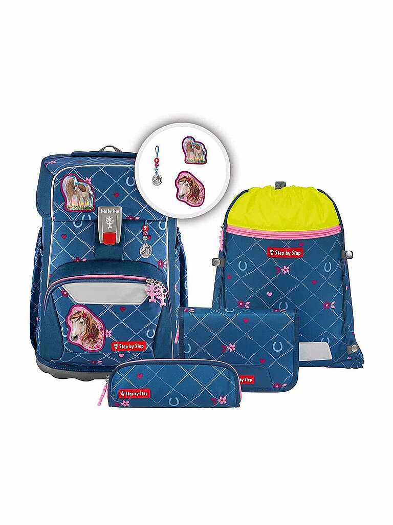 STEP BY STEP Schultaschen Set 5tlg GIANT Horse Lima