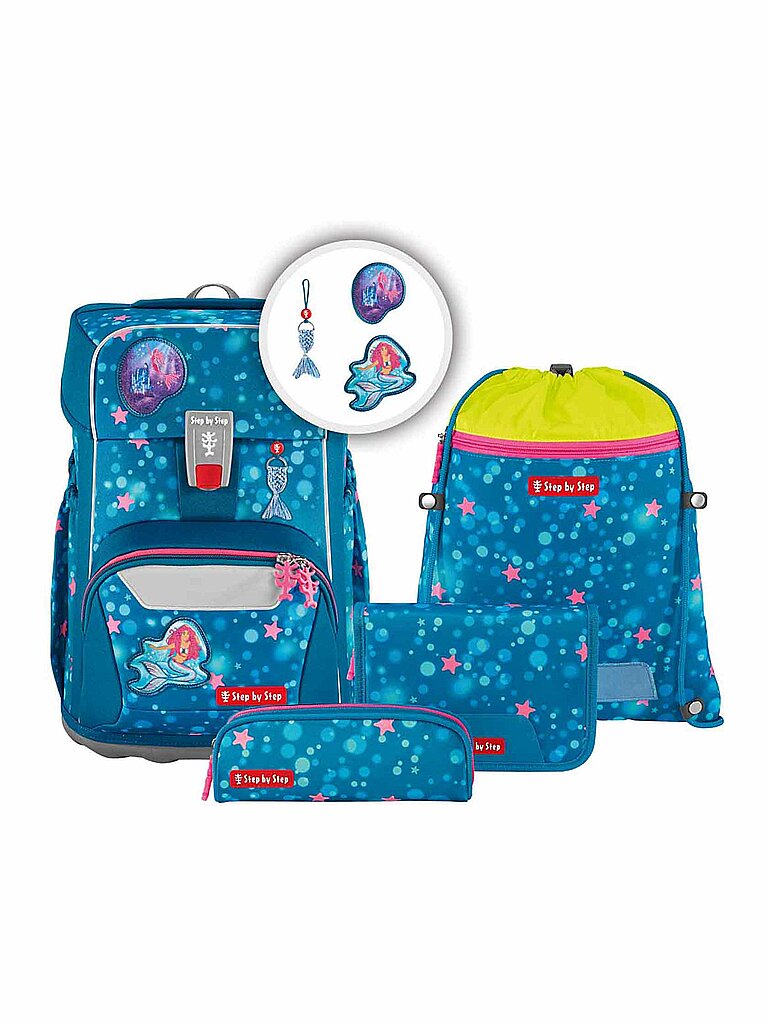 STEP BY STEP Schultaschen Set 5tlg GIANT Mermaid Lola