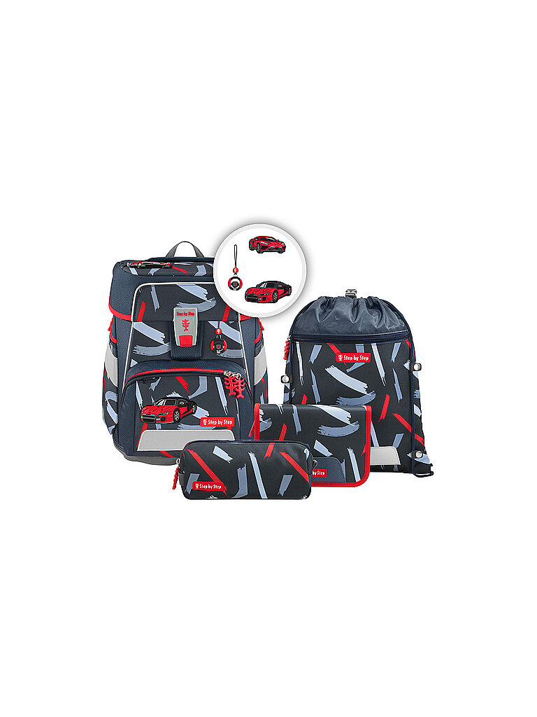 STEP BY STEP Schultaschen Set 5tlg SPACE Sports Car Mick