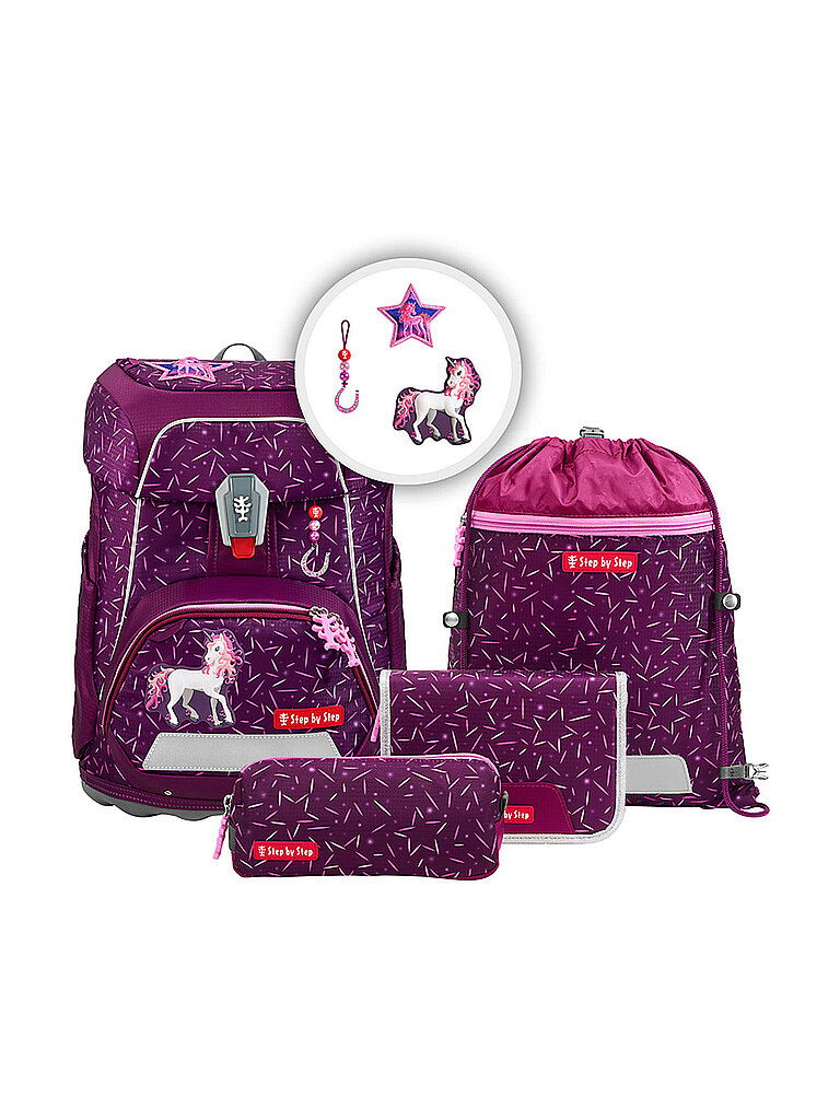 STEP BY STEP Schulranzen Set FIT Pretty Unicorn Nual