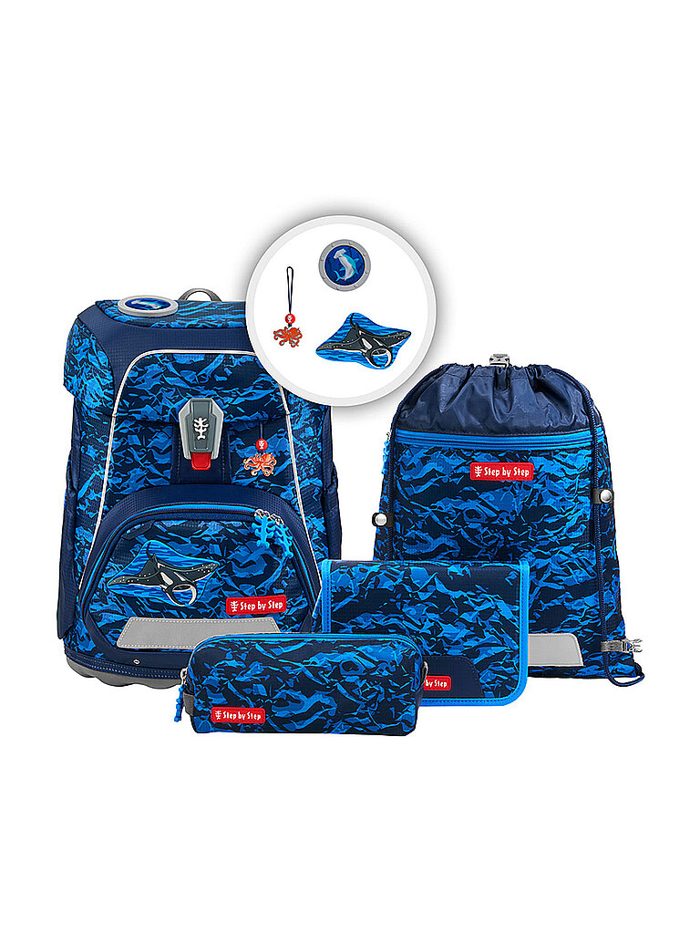 STEP BY STEP Schulranzen Set 5tlg. FIT Manta Rio 5tlg.