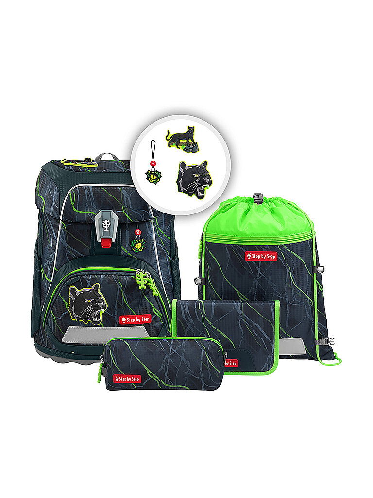 STEP BY STEP Schulranzen Set FIT 5tlg. Danger Cat Chiko